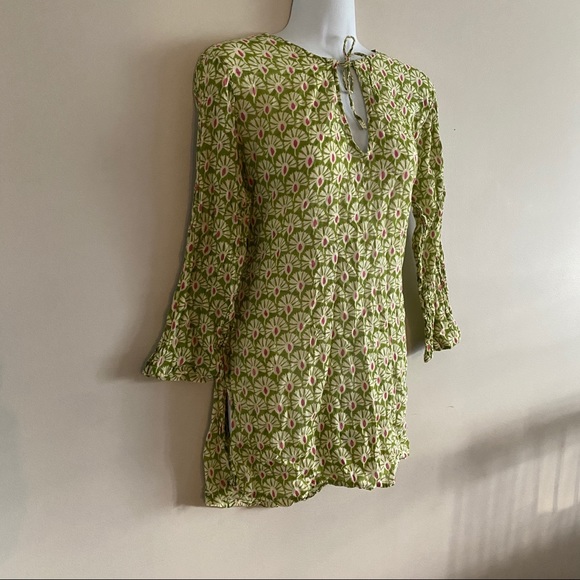 Rock Flower Paper green tunic top - Picture 2 of 5